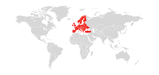 Contact Map Europe