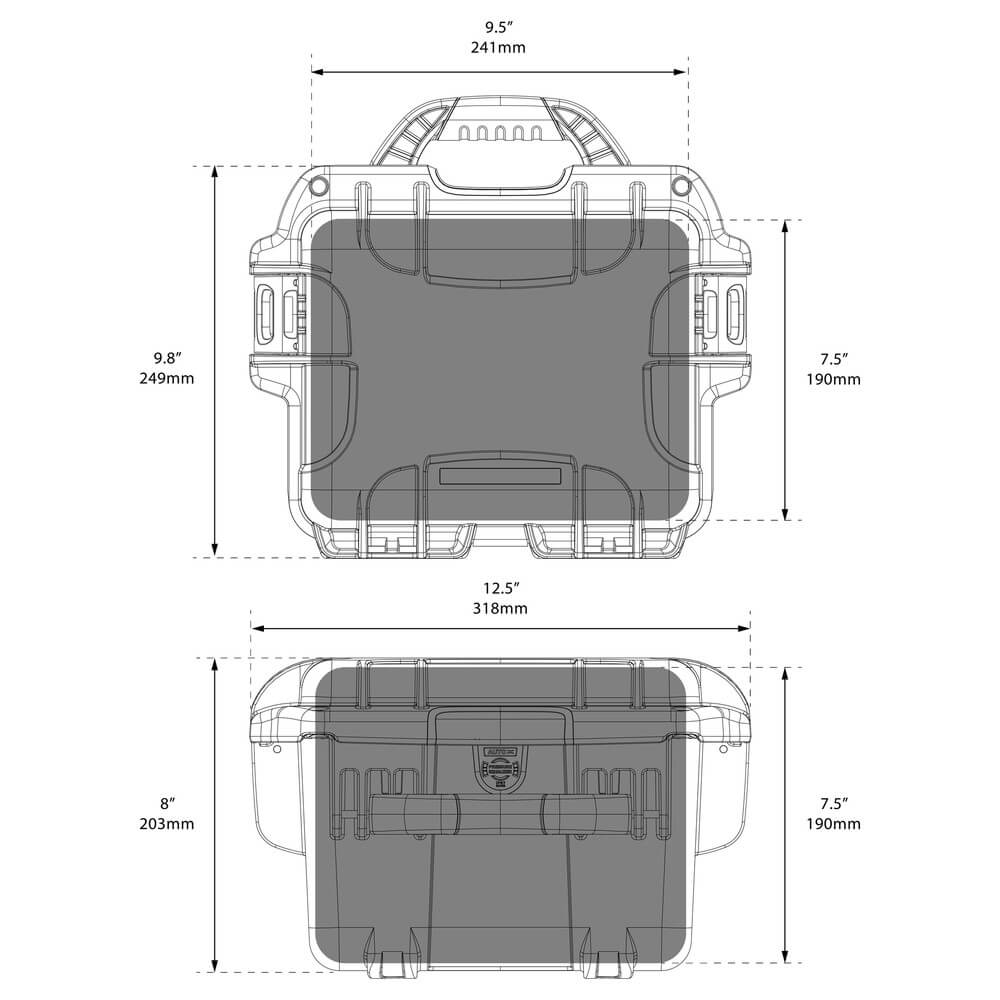 Nanuk 908 Dimensions