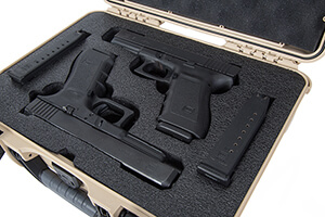 Nanuk Firearms 910 2UP Glock Pistol Case Lifestyle