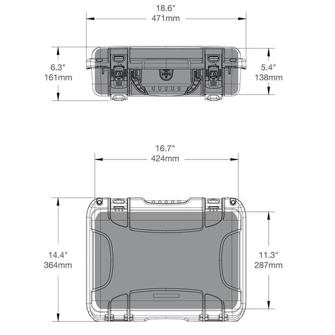 Nanuk 923 Dimensions